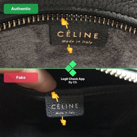 celine transparent bag fake|how to check celine bag.